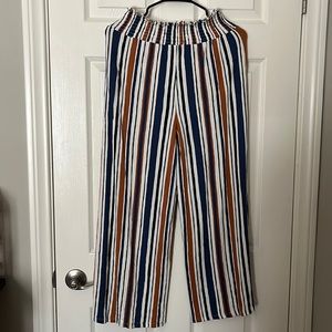 Striped palazzo pant